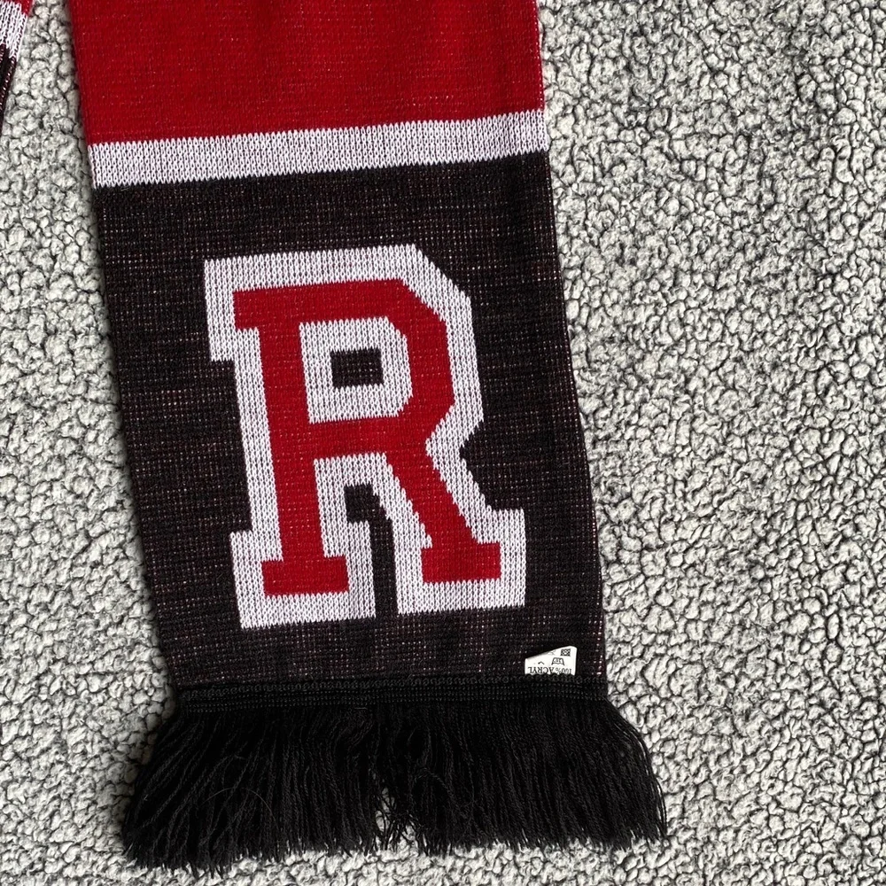 Wesleyan Red and Black Scarf